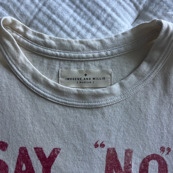imogene + willie Beige Tee - Picture 4 of 5